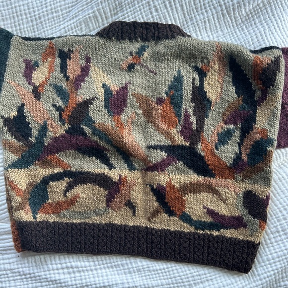 Tara Handknits Wool Cardigan Sweater - Picture 6 of 6